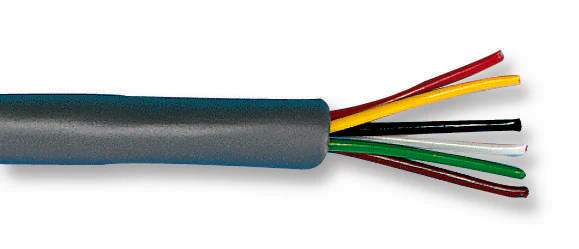 ALPHA WIRE 1896/8C SL002 Multicore Cable, Control, Unscreened, 8 Core, 20 AWG, 0.51 mm², 500 ft, 152.4 m