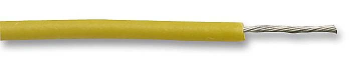 Alpha Wire 3073 YL005 Stranded Hook Up UL1015 PVC Yellow 20 AWG 0.51 mm² 100 ft 30.5 m