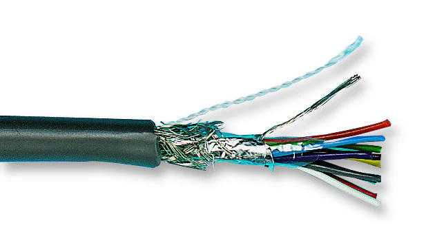 ALPHA WIRE B952034 Multicore Screened Cable, Grey, 3 Core, 26 AWG