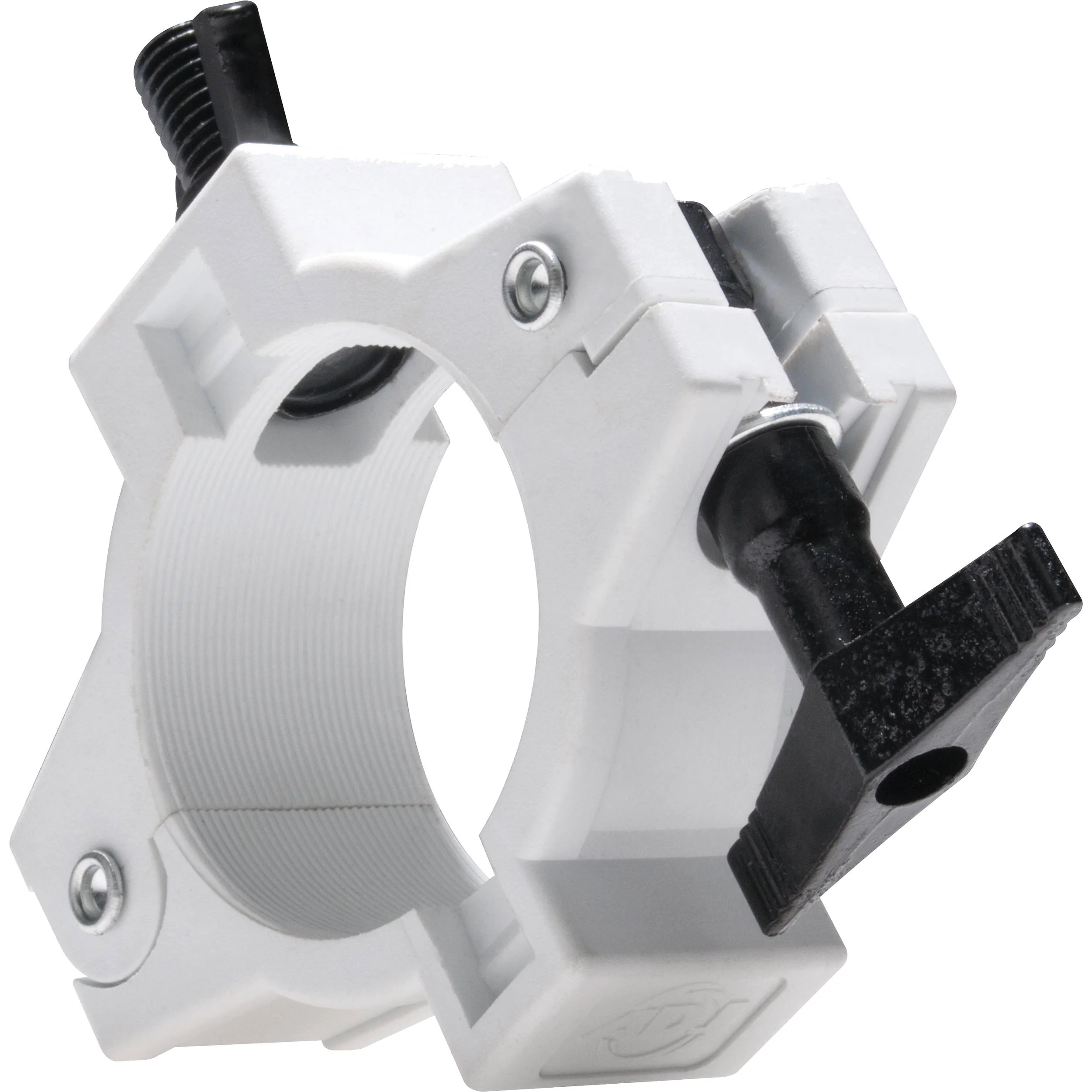 American DJ Oslim Pearl O-Clamp for 2" Rods (White, 3-Pack) - Image 2