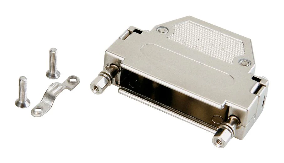 Amphenol Conec 165X11009X 165X11009X D Sub Backshell DE 180° Metallised ABS (Acrylonitrile Butadiene Styrene) Body