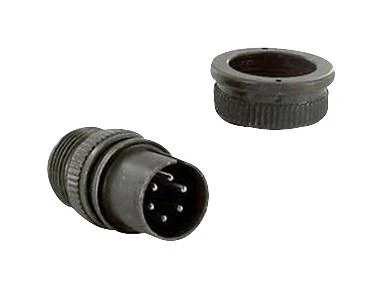 AMPHENOL INDUSTRIAL AIT6AA18-10PS Circular Connector, AIT Series, MIL-DTL-5015 Series, Straight Plug, 4 Contacts, Solder Pin