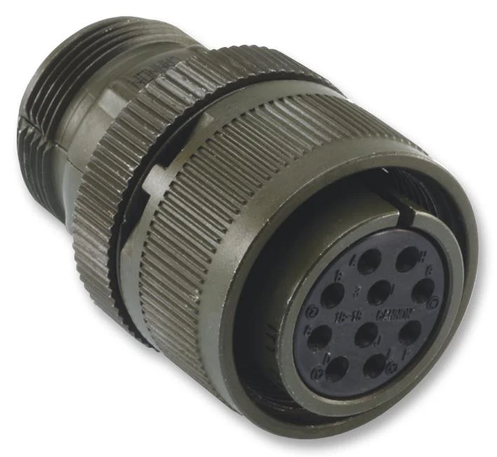 Amphenol Industrial CS3106A20-27P CS3106A20-27P Circular Connector CS Straight Plug 14 Contacts Solder Pin Threaded 20-27