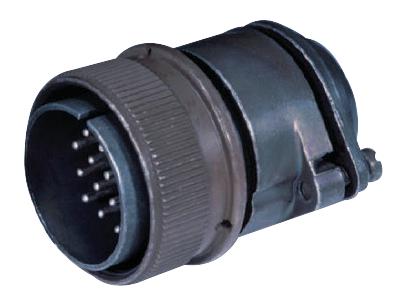 Amphenol Industrial CS3106A22-19P CS3106A22-19P Circular Connector CS Straight Plug 14 Contacts Solder Pin Threaded 22-19