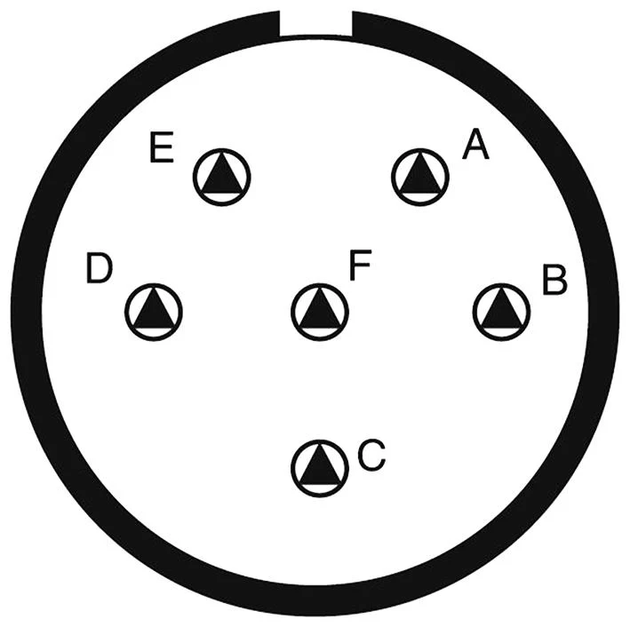 AMPHENOL INDUSTRIAL D38999/26JE6SA-LC Circular Connector, MIL-DTL-38999 Series III, DS38999/26 Series, Straight Plug, 6 Contacts - Image 2