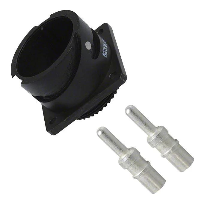 AMPHENOL INDUSTRIAL GTC030-14S-9S Circular Connector, GTC Series, MIL-DTL-5015 Series, Wall Mount Receptacle, 2 Contacts