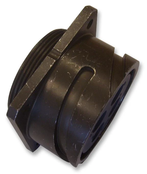 AMPHENOL INDUSTRIAL GTS030F18-10P Circular Connector, GTS Series, MIL-DTL-5015 Series, Wall Mount Receptacle, 4 Contacts, Solder Pin