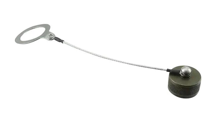 AMPHENOL INTERCONNECT INDIA D38999/33W13N Dust Cap / Cover, Shell Size 13, Dust Cap with Rope & Ring