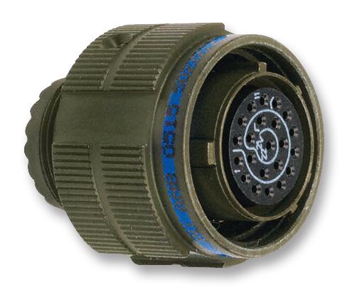 AMPHENOL LTD D38999/26WE26JN-LC Circular Connector, MIL-DTL-38999 Series III, DS38999/26 Series, Straight Plug, 26 Contacts