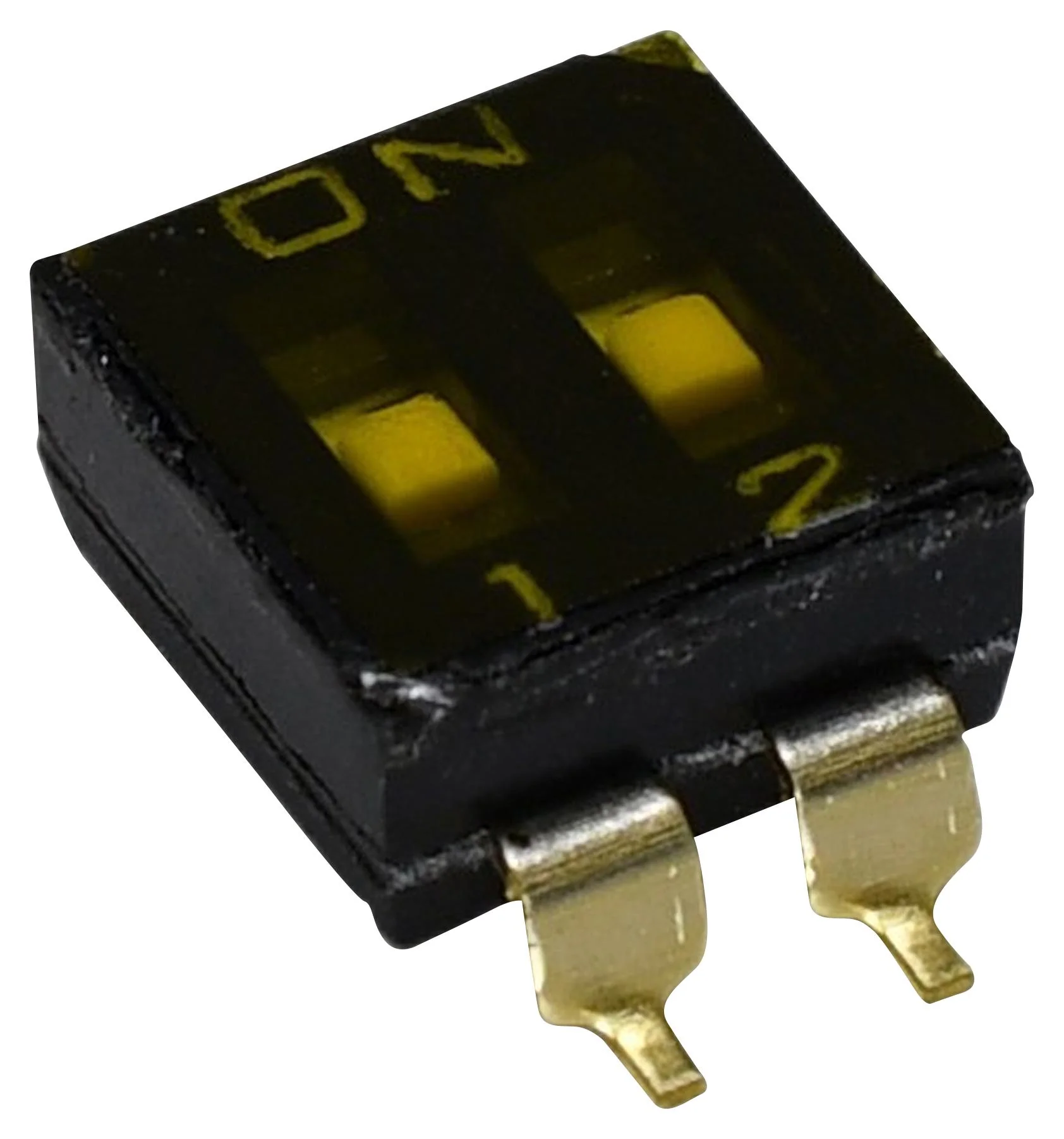 APEM IKD0203000 DIP / SIP Switch, 2 Circuits, Recessed, Surface Mount, SPST-NO, 24 V, 25 mA