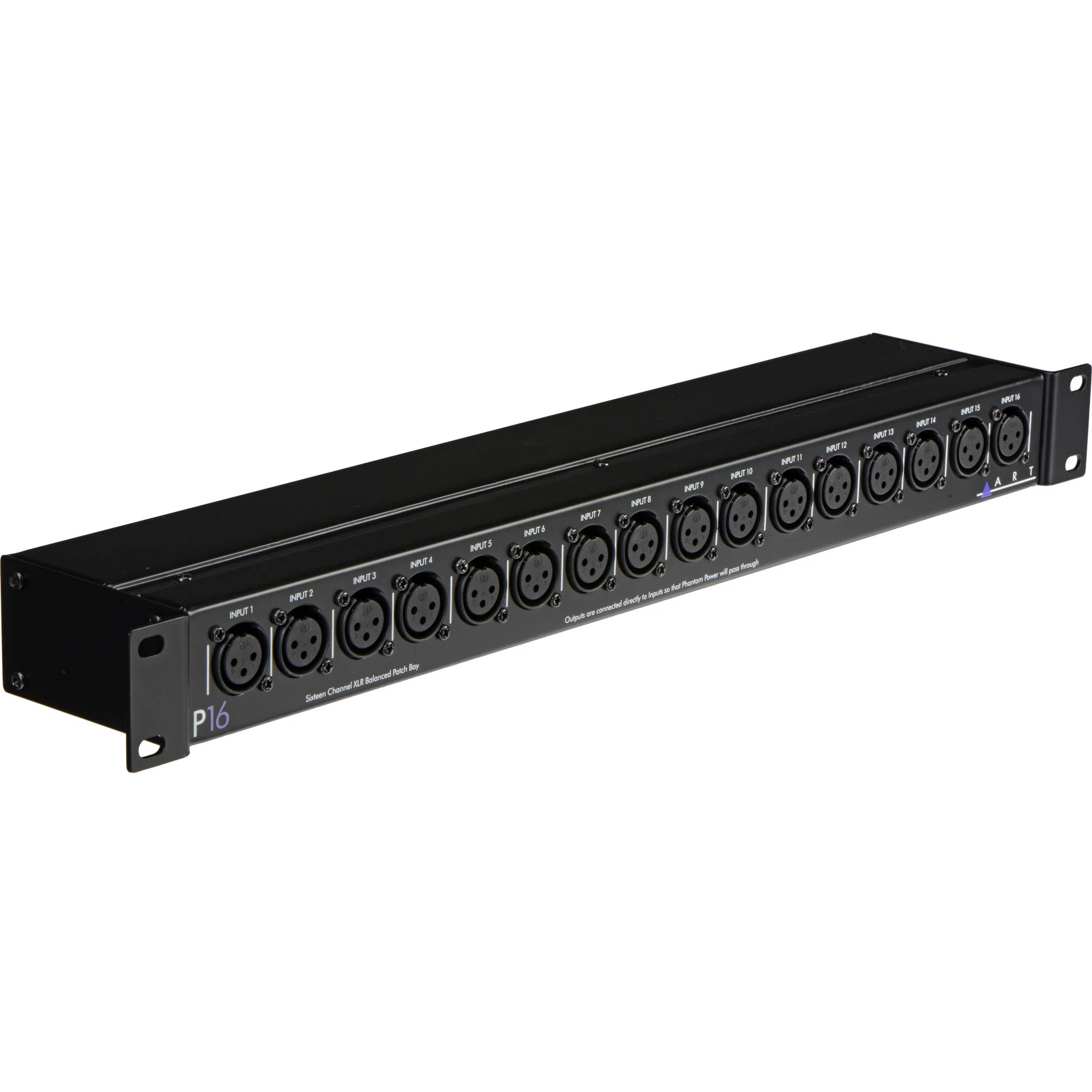 ART P16 Rackmount Balanced XLR Patch Bay - Image 2