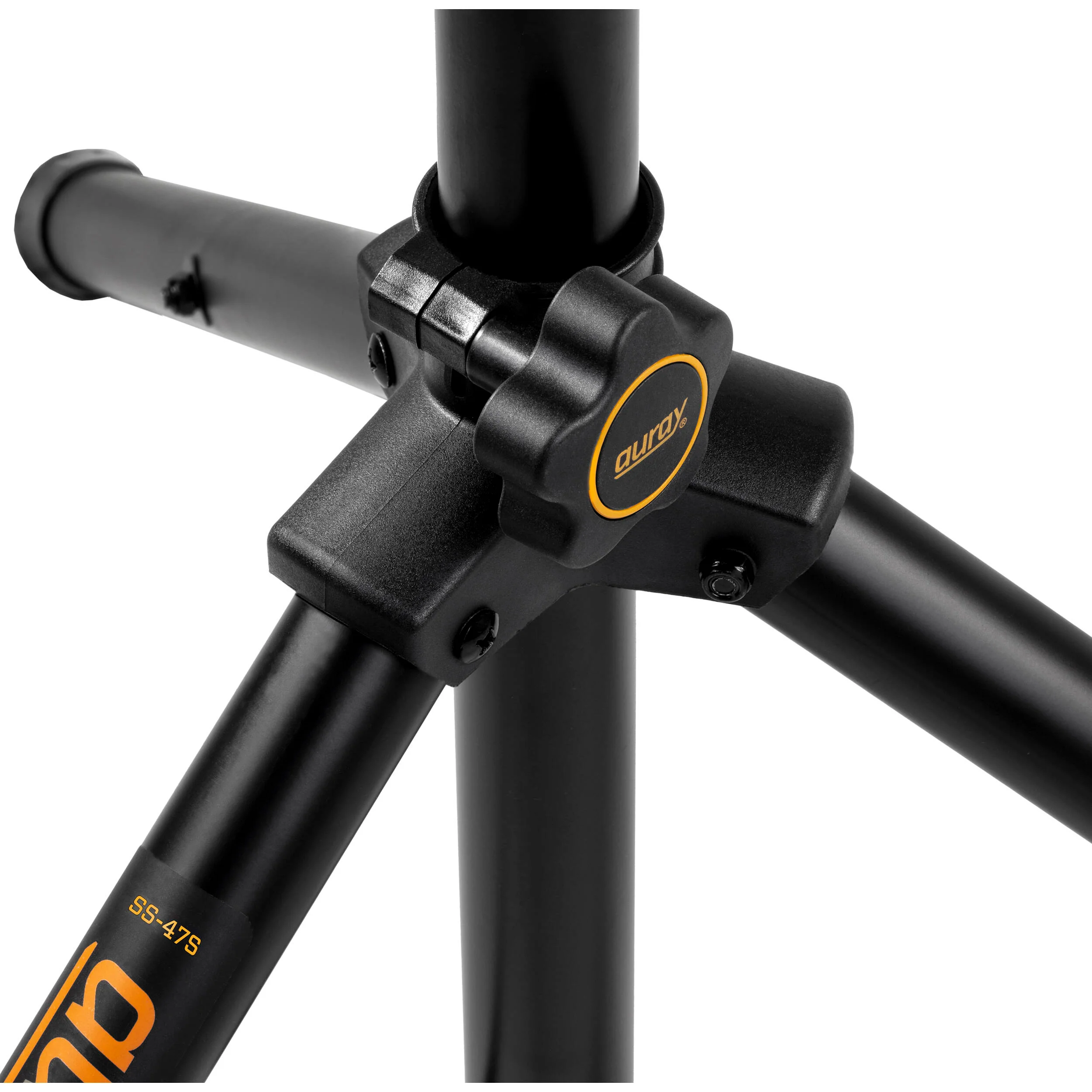 Auray SS-47S Deluxe Height-Adjustable Steel Speaker Stand with Tripod Base - Image 7
