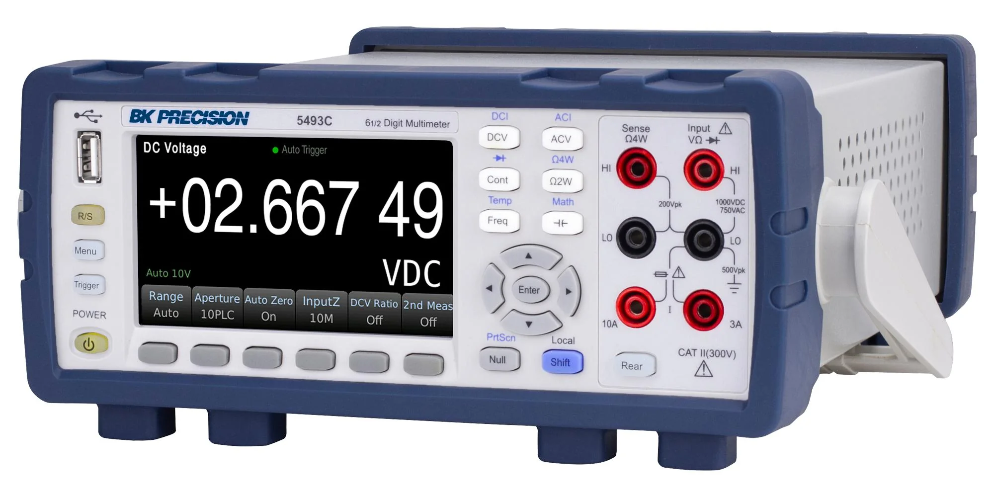 B&K PRECISION BK5493C Bench Digital Multimeter, 6.5, LAN, RS232, USB, 10 A, 750 V, 100 Mohm, 5490C Series - Image 2