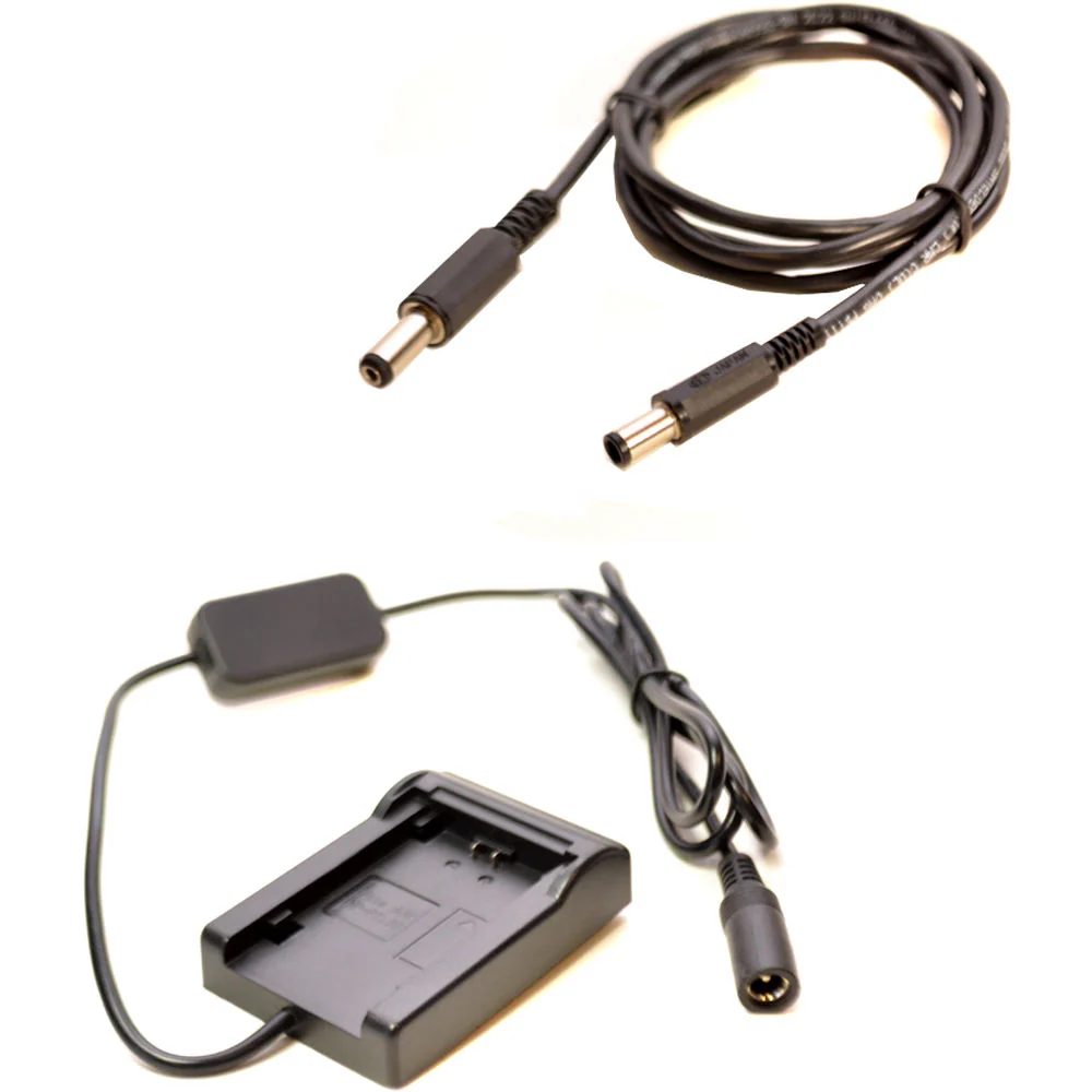 Bescor LP-E6 Battery Plate Kit with 12V Barrel for Panasonic Camera Power Cable - Image 3