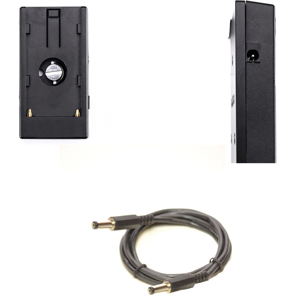 Bescor LP-E6 Battery Plate Kit with 12V Barrel for Panasonic Camera Power Cable - Image 6