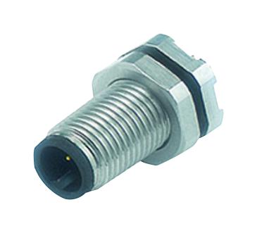 Binder 09-3111-81-04 Sensor Connector 707 Series M5 Male 4 Positions PCB Pin Straight Panel Mount