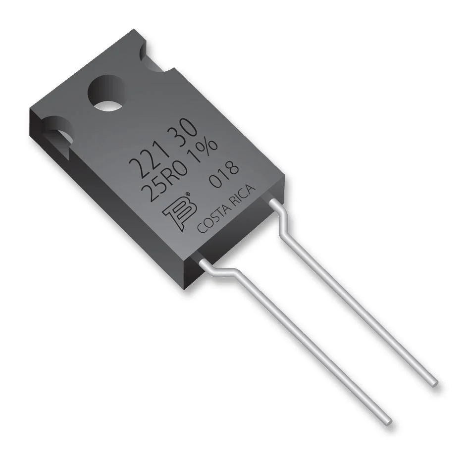 BOURNS PWR221T-30-8R00F Through Hole Current Sense Resistor, AEC-Q200 PWR221T-30 Series, 8 ohm, 30 W, ± 1%, TO-220