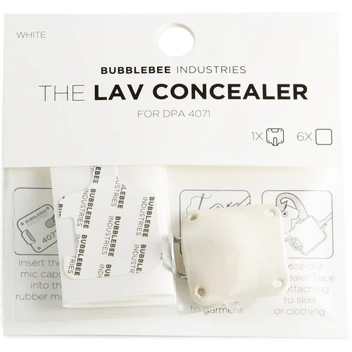 Bubblebee Industries Lav Concealer for DPA 4071 Mic (White) - Image 2