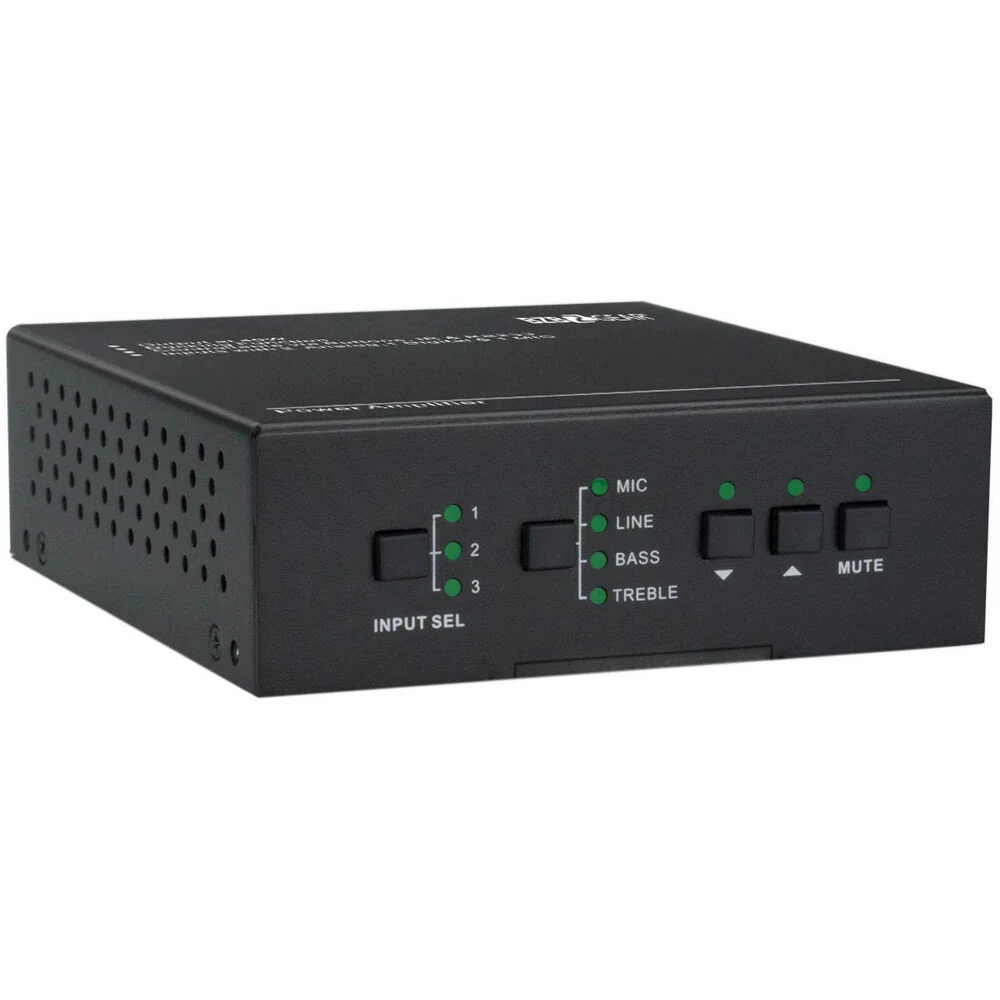 BZBGear 40W/70V 2-Channel Stereo/Mono Audio Amplifier - Image 2