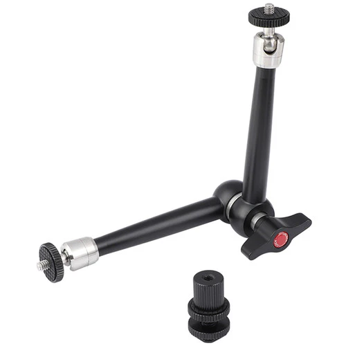 CAMVATE Heavy-Duty Magic Arm with Shoe Adapter (11", Black Lever) - Image 10