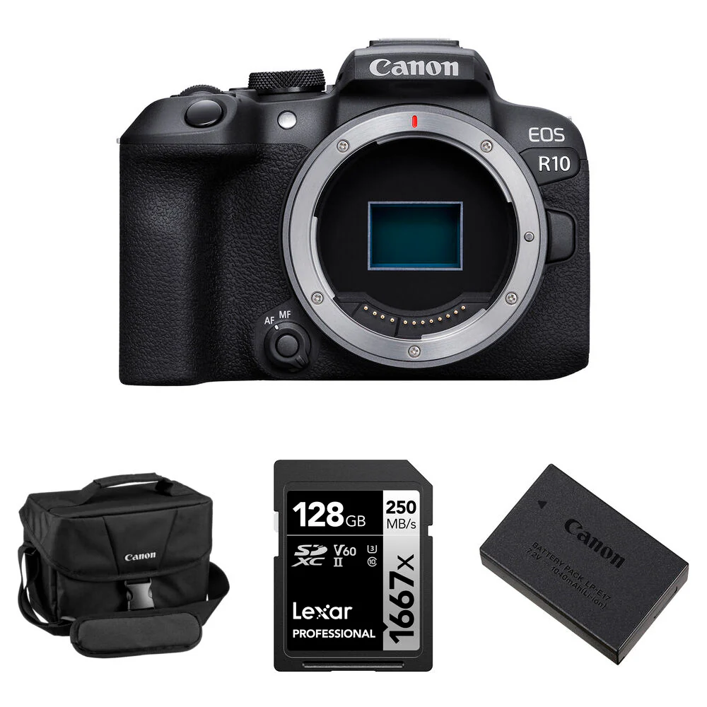 Canon EOS R10 Mirrorless Camera with Essentials+ Kit