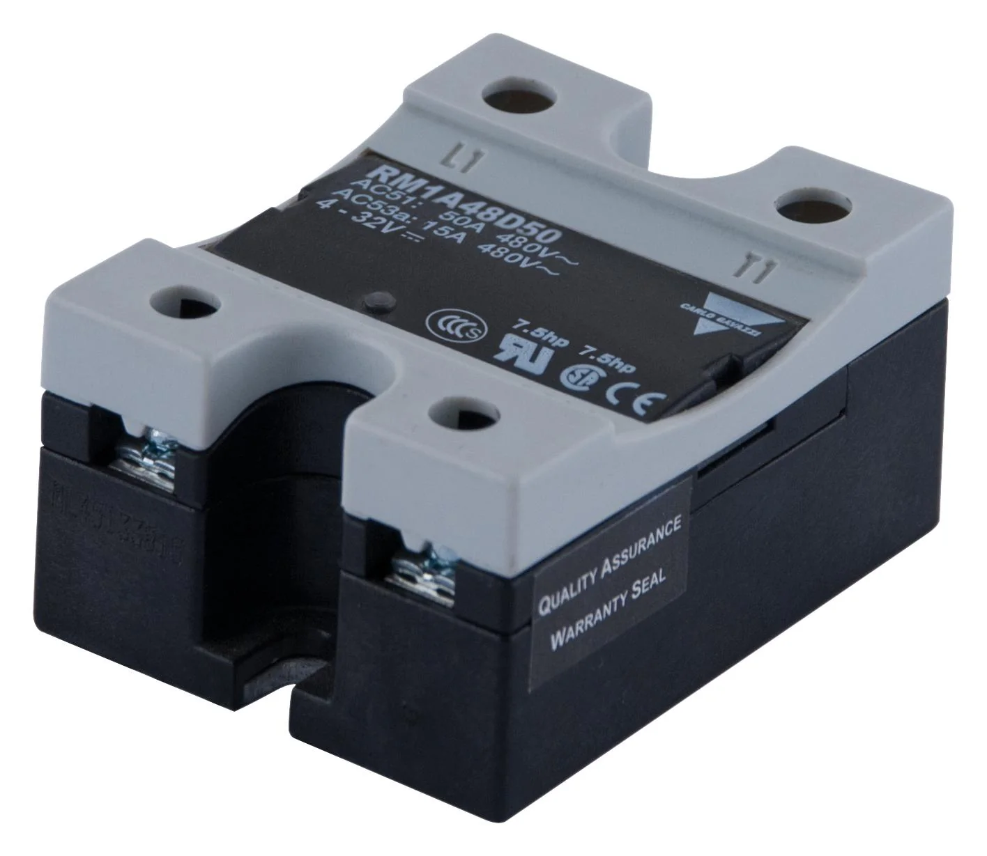 CARLO GAVAZZI RM1A60D50. SSR, PANEL MOUNT, 660VAC, 32VDC, 50A