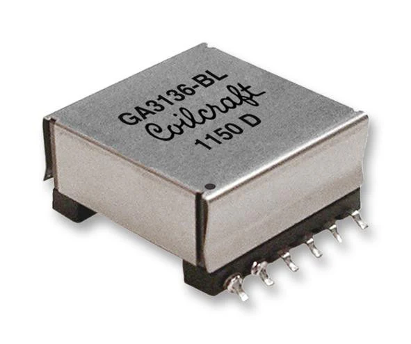 COILCRAFT GA3136-BL Pulse Transformer, 1:1.4, 1.5 kV, 35 µH, 0.029 ohm