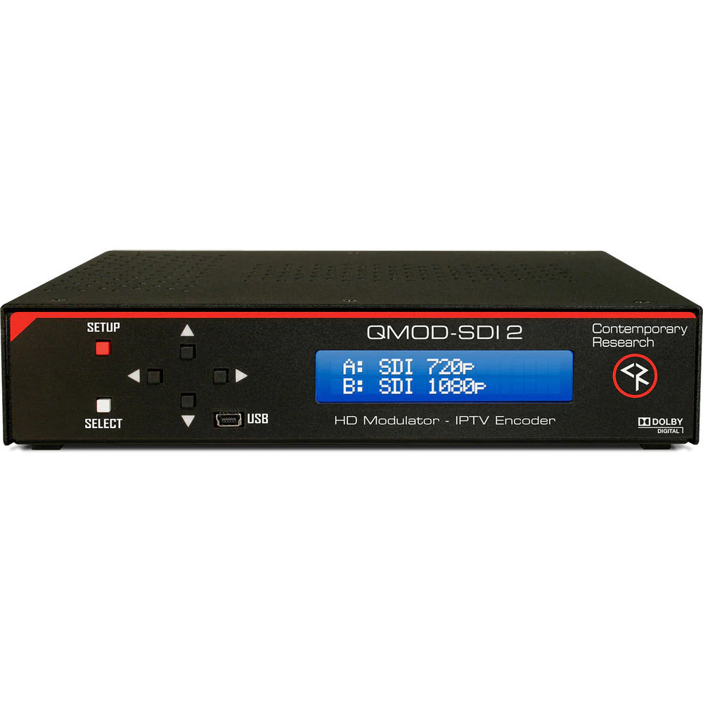 Contemporary Research QMOD-SDI 2 HDTV Modulator and IPTV Encoder - Image 3