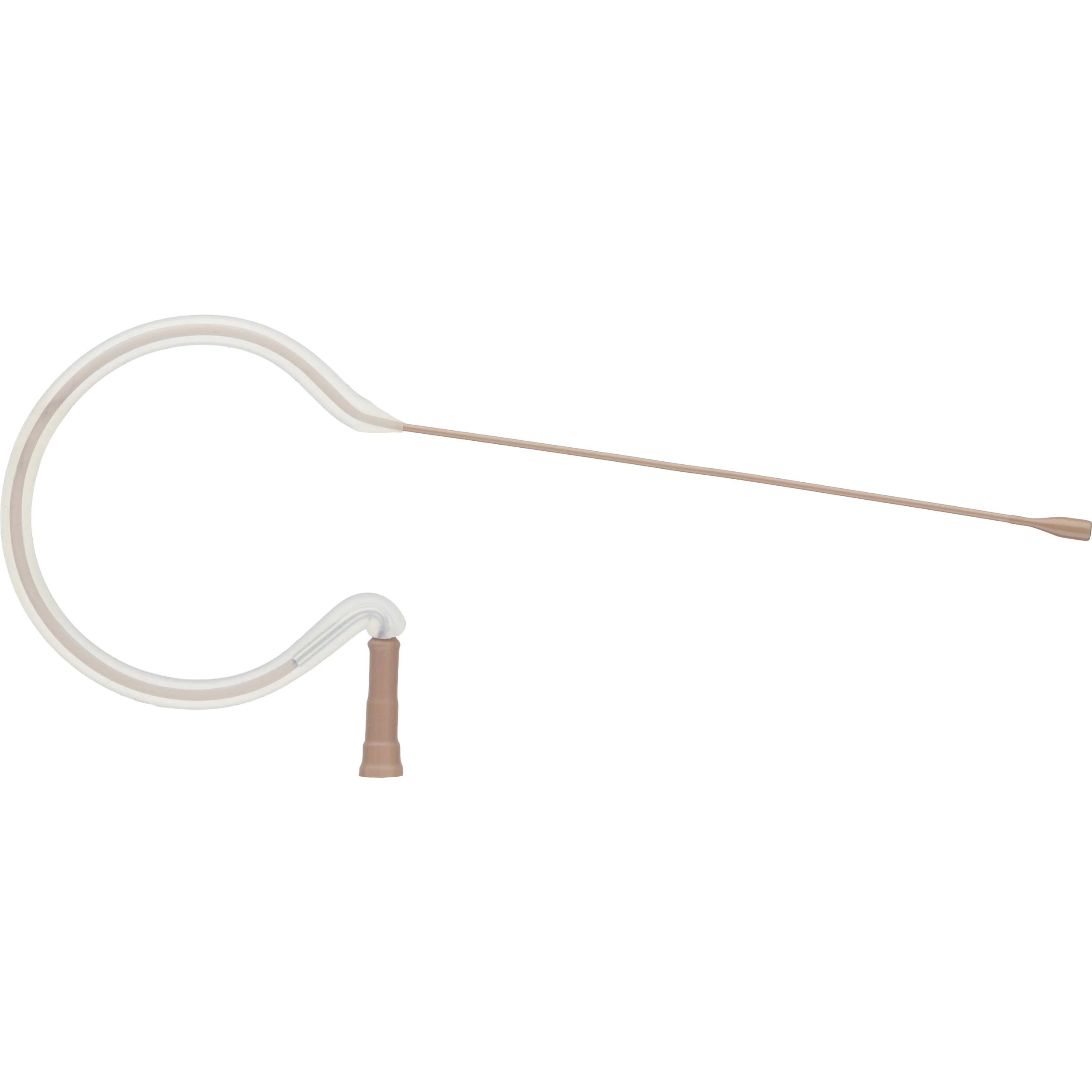 Countryman E6i Omnidirectional Earset Mic, Low Gain with Detachable 1mm Cable and 2.5mm Locking Connector for Comtek Wireless Transmitters (Tan) - Image 2