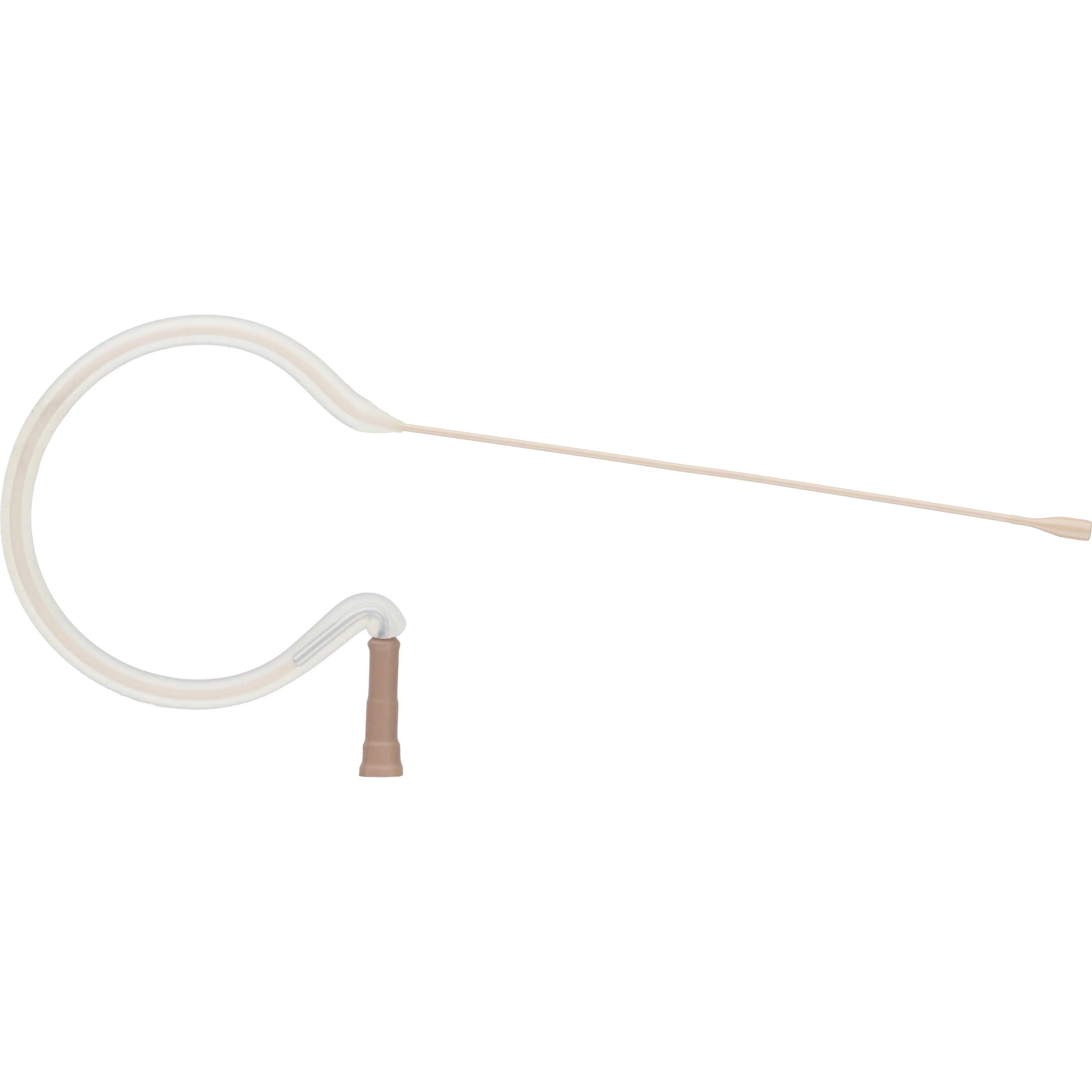 Countryman E6i Omnidirectional Earset Mic, Medium Gain with Detachable 1mm Cable and 2.5mm Locking Connector for Comtek Wireless Transmitters (Light Beige)