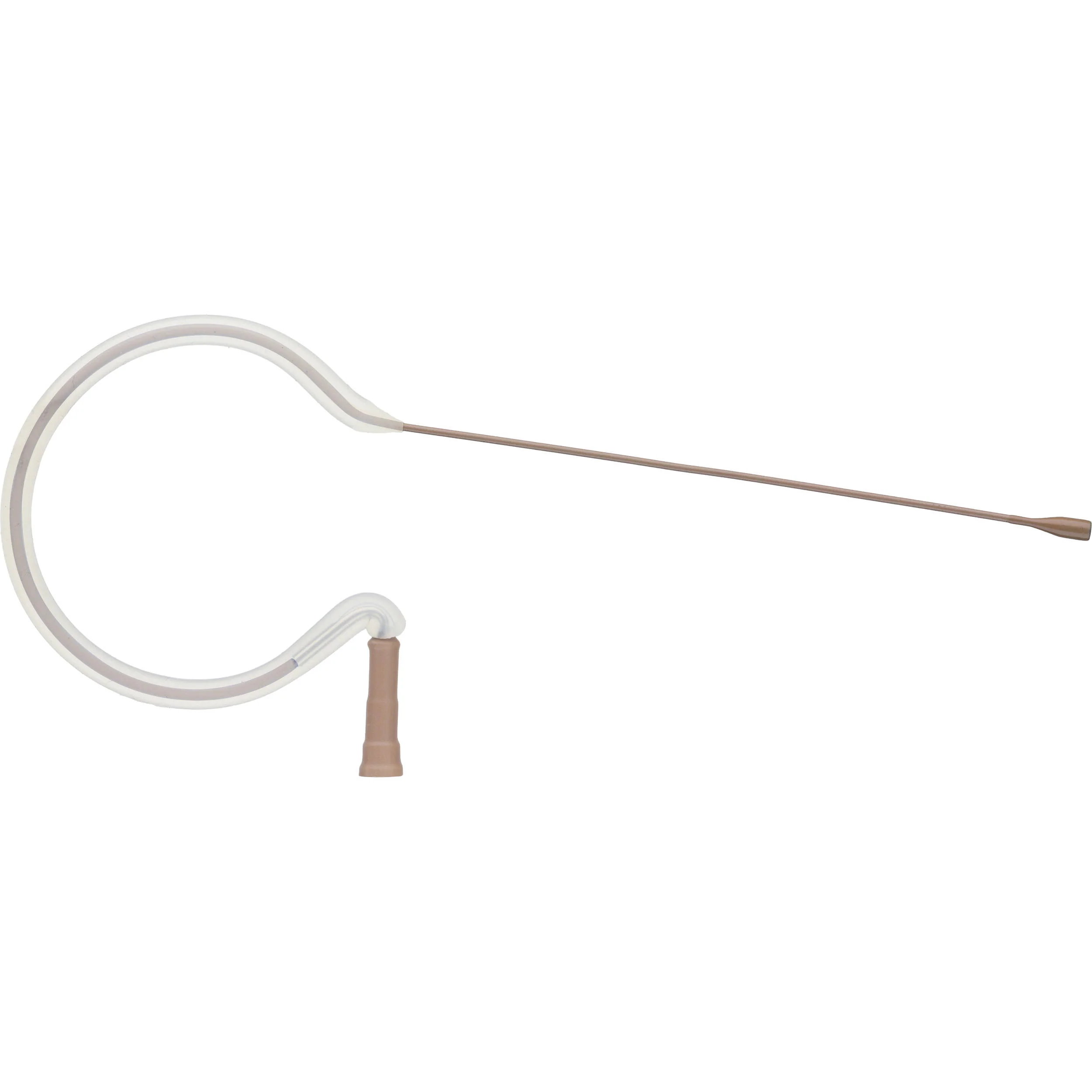 Countryman E6i Omnidirectional Earset Mic, Medium Gain with Detachable 2mm Cable and TA4F Connector for HME Wireless Transmitters (Cocoa)