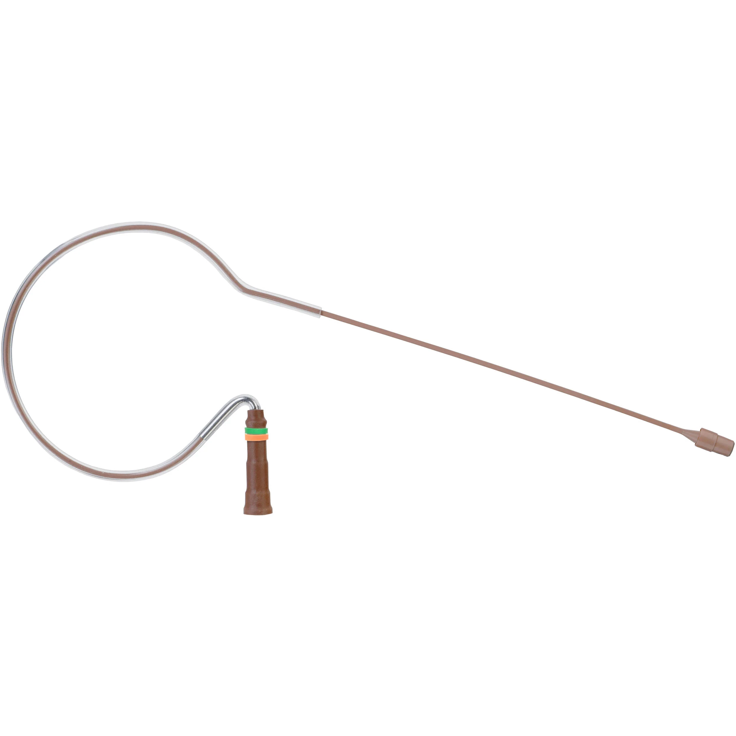 Countryman E6X Omnidirectional Earset Mic, Medium Gain with Detachable 2mm Cable and TA4F Connector for HME Wireless Transmitters (Cocoa)