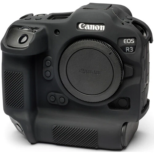easyCover Silicone Protection Cover for Canon EOS R3 (Black) - Image 2