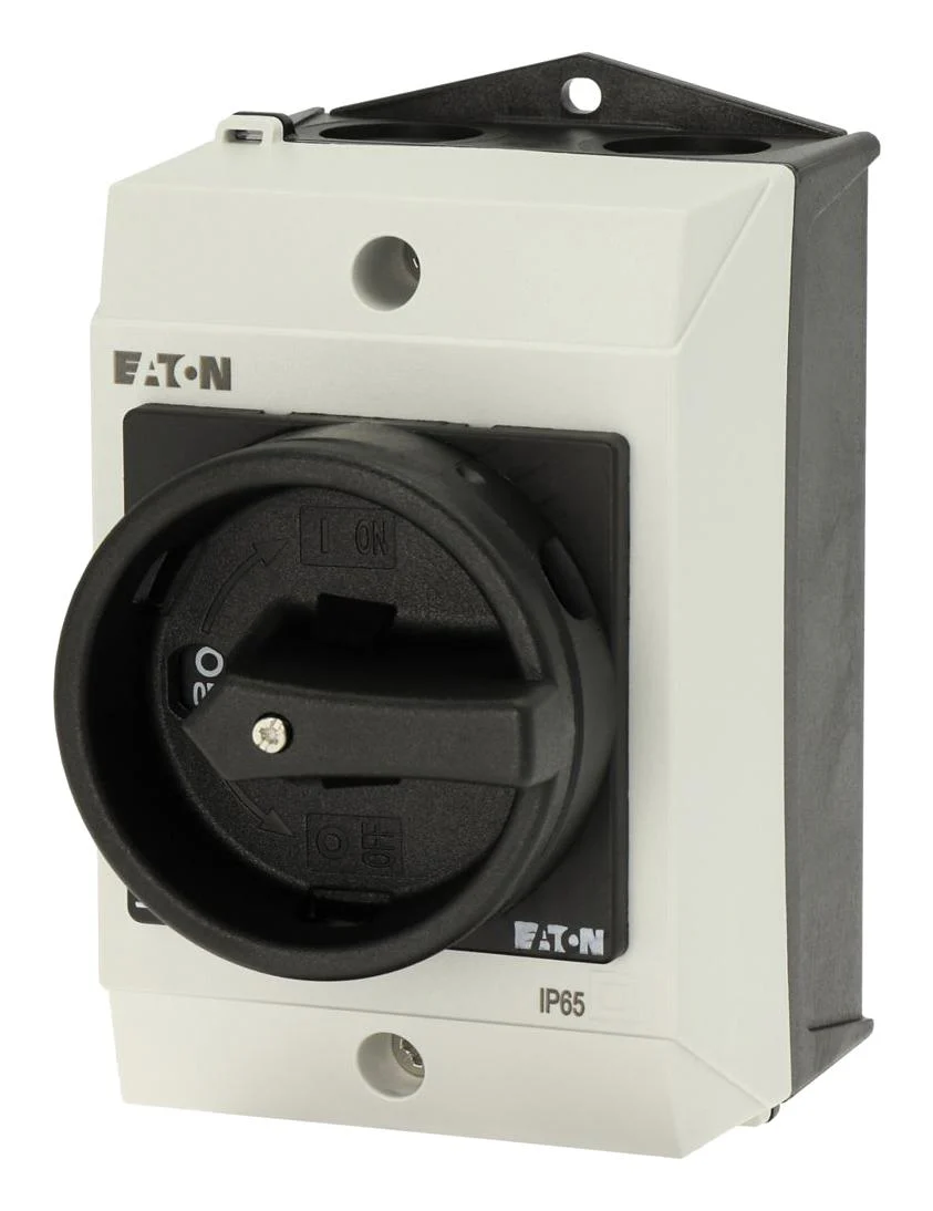 EATON MOELLER T0-2-113/I1/SVB-SW Rotary Switch, Main, 2 Position, 3 Pole, 90 &deg;, 20 A, 690 V, T0 Series