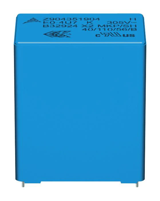 EPCOS B32924H3225M000 Film Capacitor, 2.2 &micro;F, X2, 305 V, PP (Polypropylene), &plusmn; 20%