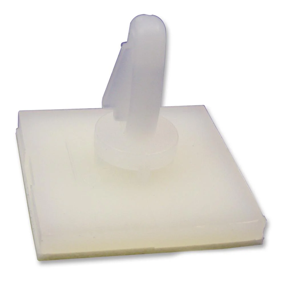 ETTINGER 006.21.412 PCB Spacer, Lock-In Support With Adhesive Base, Nylon 6.6, 12.7mm x 4mm