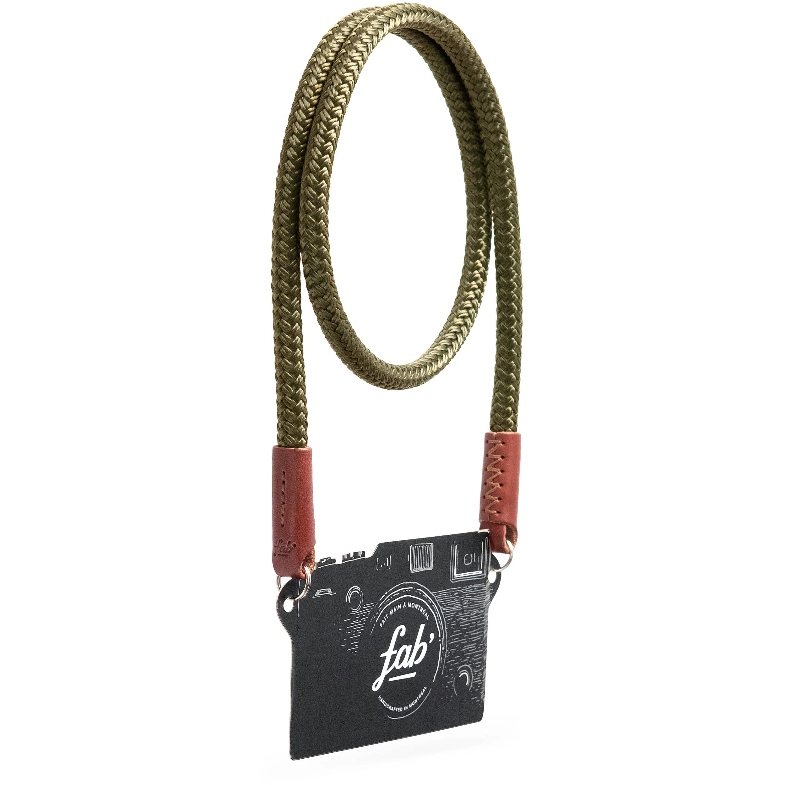 Fab' F8 Rope Camera Strap (Khaki, 39")