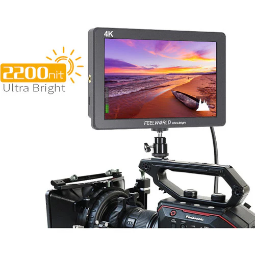 FeelWorld 7" 2200 cd/m&sup2; Full HD 3G-SDI/HDMI On-Camera Monitor with 4K Support - Image 8