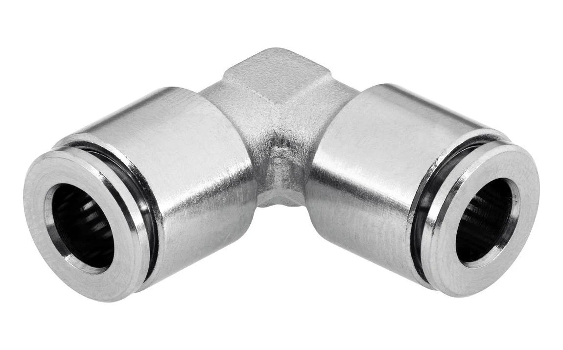 Festo NPQH-L-Q10-E-P10 Pneumatic Fitting Push-In L-Fitting 20 bar 10 mm Brass Npqh