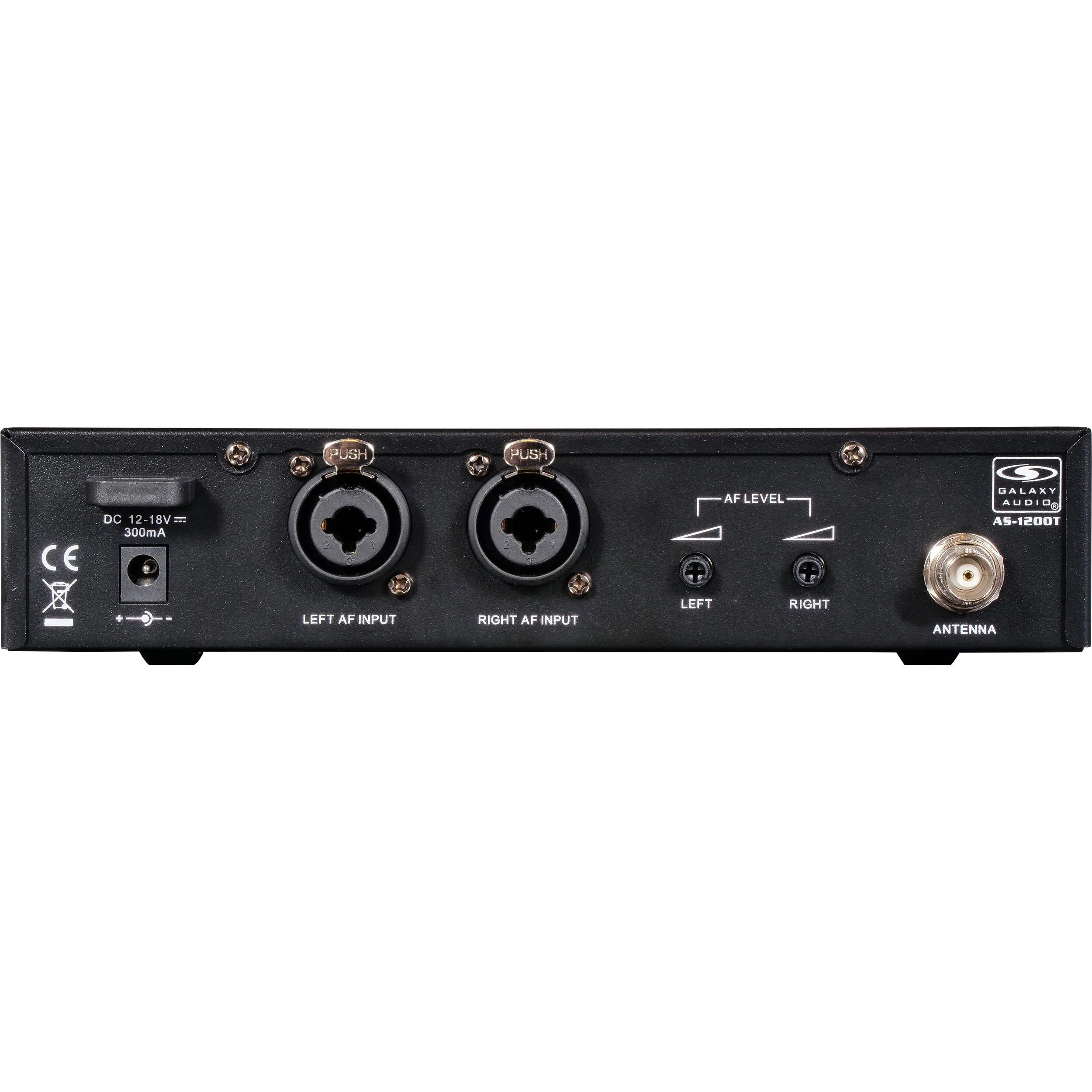 Galaxy Audio AS-1200 Twin Pack Wireless In-Ear Monitor System with 2 Receivers & EB10 Earbuds (D: 584 to 607) - Image 5