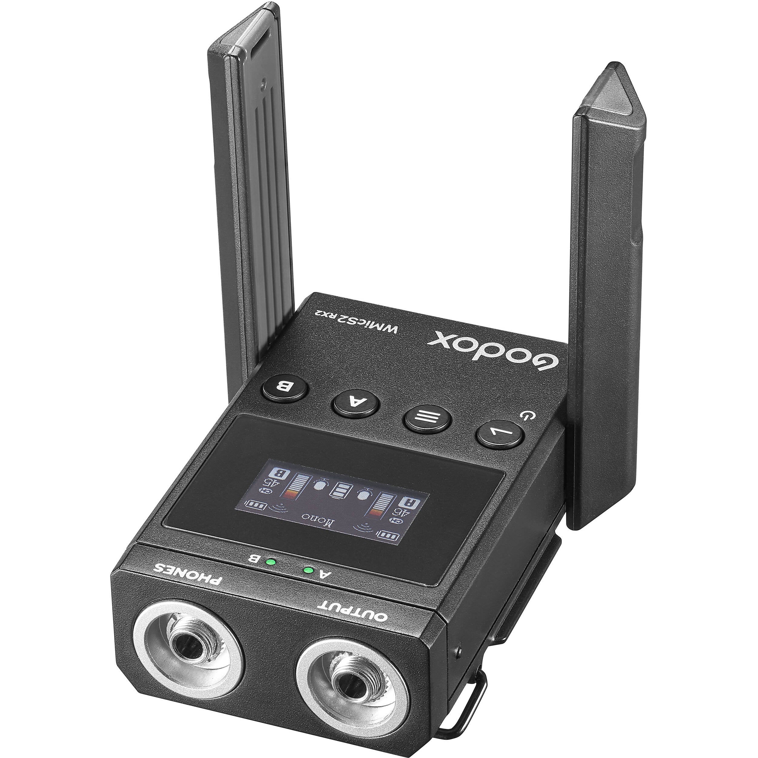 Godox WMicS2 Dual-Channel Wireless Receiver (514 to 596 MHz) - Image 2