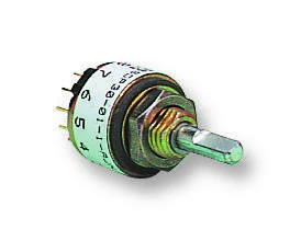 GRAYHILL 56SDP30-01-2-AJN Rotary Switch, 6 Position, Non Illuminated, 56 Series, 30 �, 200 mA, 200 mA