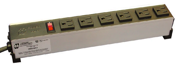 HAMMOND 1584H6B1 POWER OUTLET STRIP