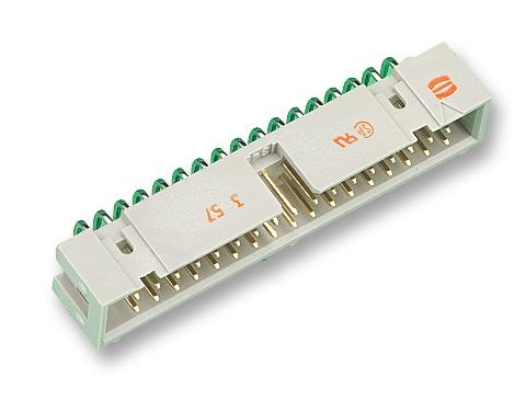 HARTING 09 18 506 7323 Wire-To-Board Connector, Right Angle, 2.54 mm, 6 Contacts, Header, SEK 18 Series, Through Hole