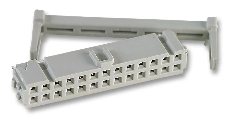 HARTING 09 18 516 7813 Wire-To-Board Connector, With Strain Relief, 2.54 mm, 16 Contacts, Receptacle, SEK 18 Series