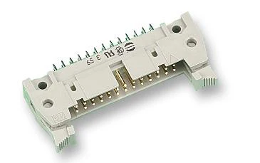 HARTING 09 18 540 7914 Wire-To-Board Connector, Short Latch, 2.54 mm, 40 Contacts, Header, SEK 18 Series, Through Hole