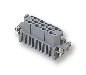 HARTING 0921 015 3101 Heavy Duty Connector, Han D, Insert, 15 Contacts, 10A, Receptacle