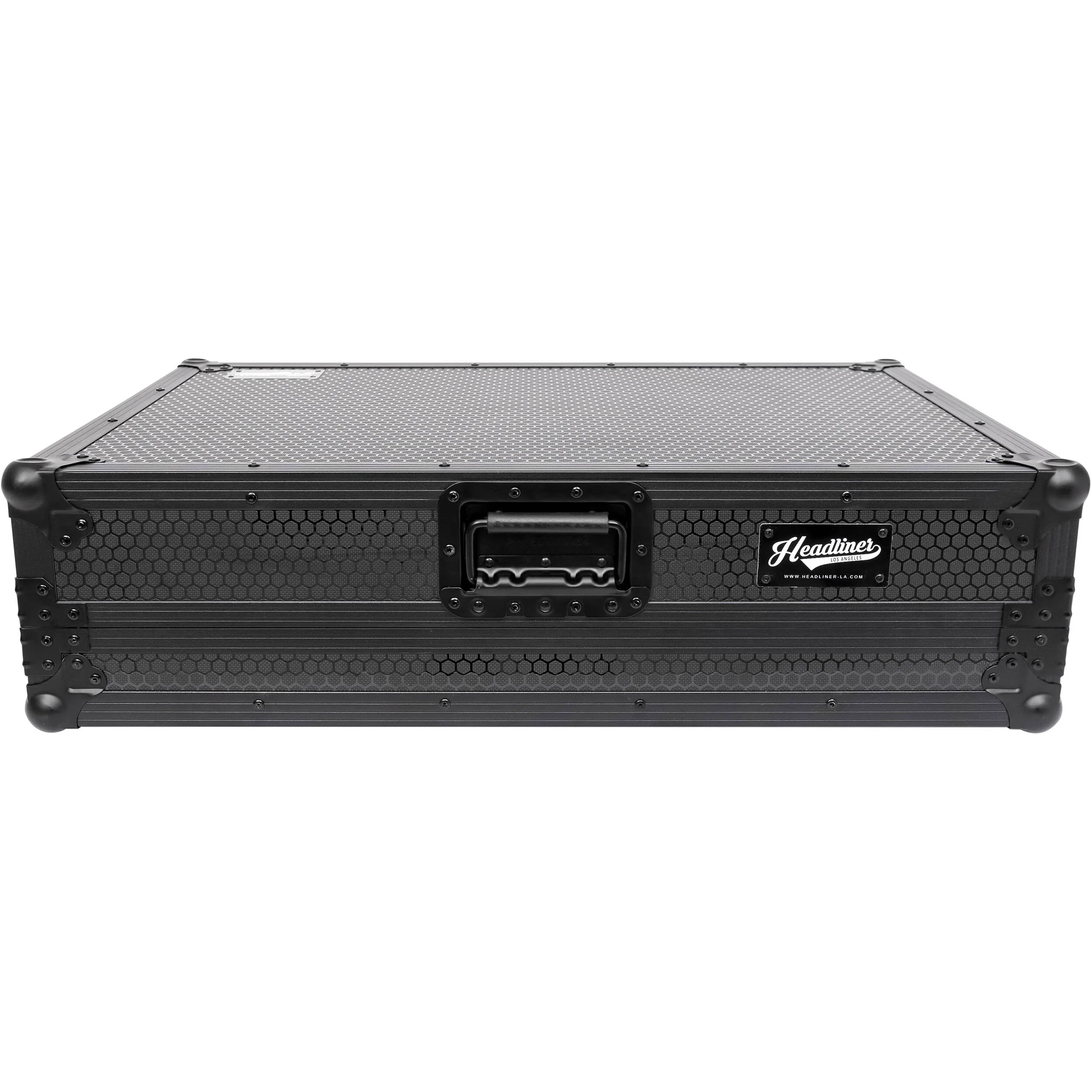 Headliner Flight Case with Laptop Platform for Pioneer DDJ-FLX10 and DDJ-1000SRT (All Black)