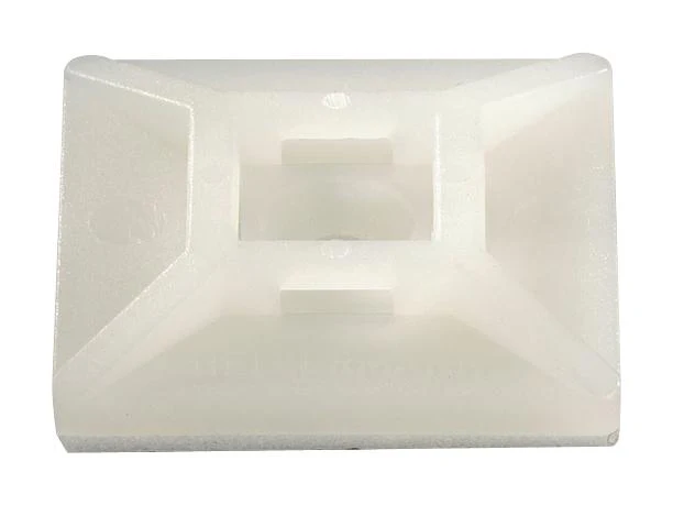 Hellermanntyton 151-28459 151-28459 Cable Tie Mount Square Adhesive Screw 4.2 mm Natural Nylon 6.6 (Polyamide 6.6) 29 New
