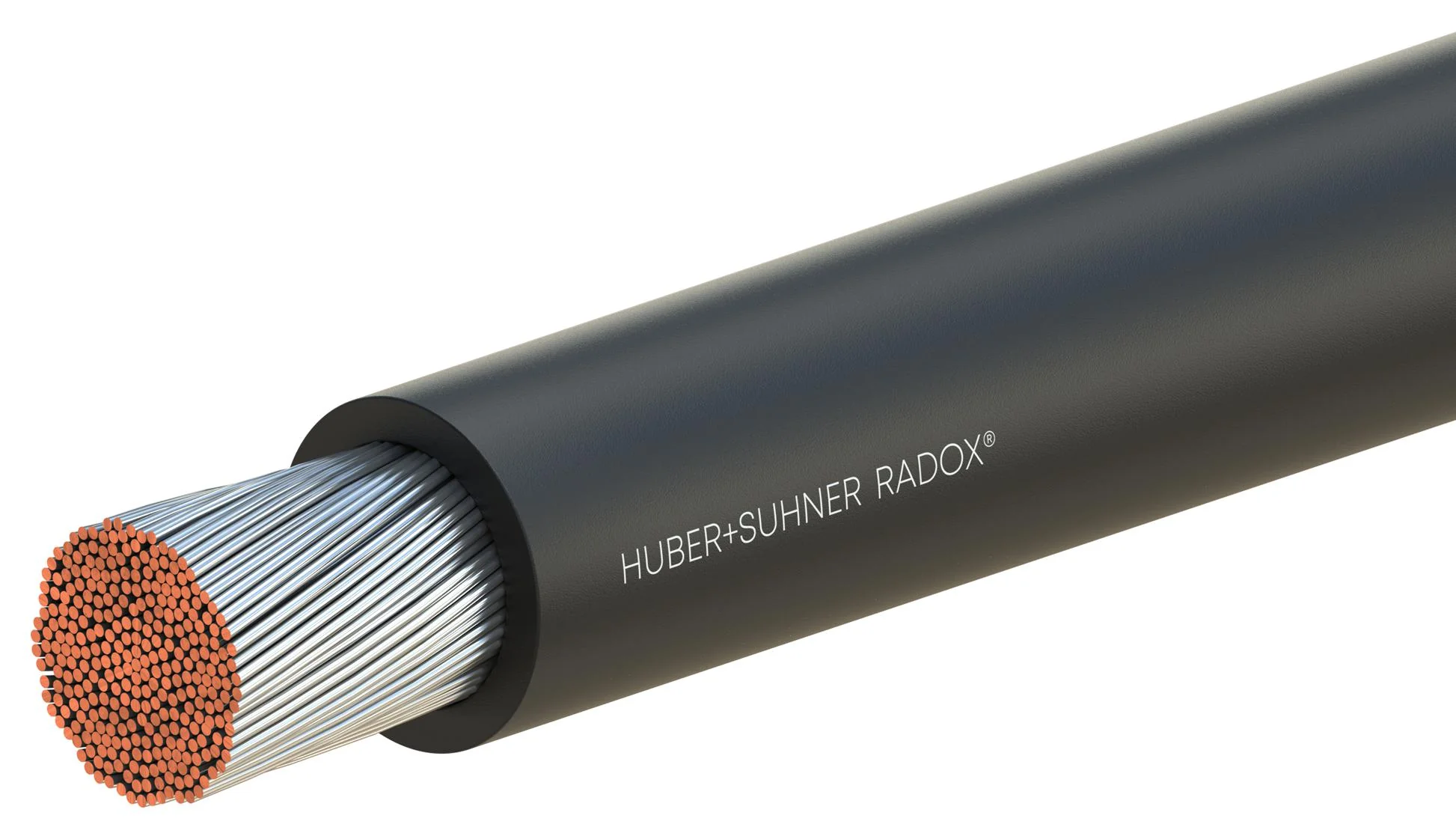 HUBER+SUHNER RXL 125 0.34MM2 BK Wire, Stranded, Polyolefin, Black, 0.34 mm², 328 ft
